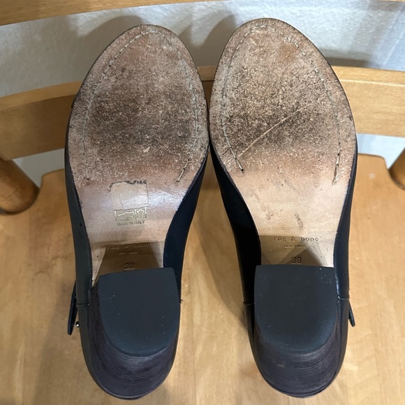 Rag & Bone Harrow Ankle Boots, Black Size 38 - Picture 6 of 8